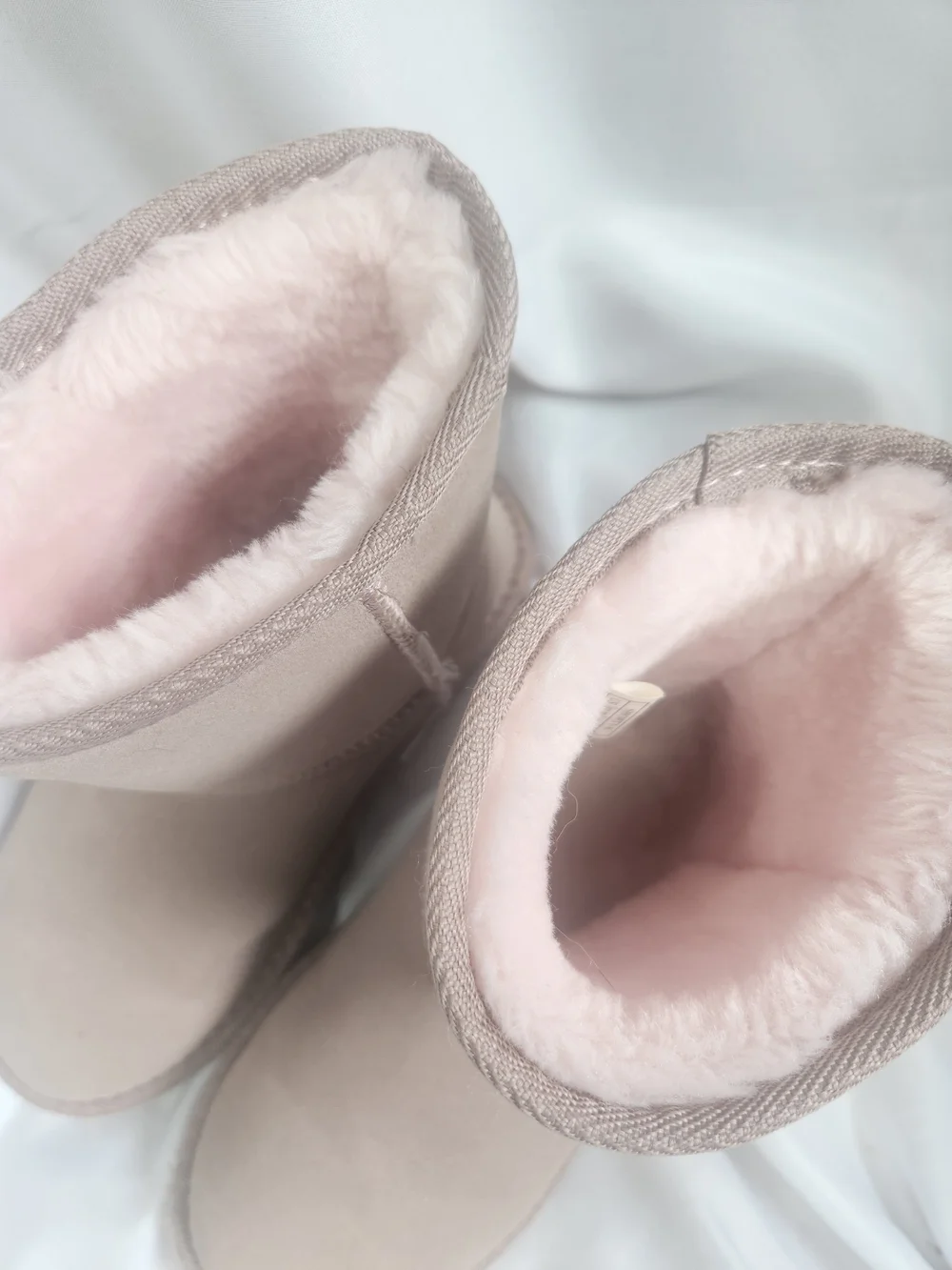 Dream Pairs Girls Faux-Fur Lined Boot in Dusty Rose